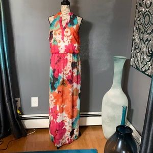 Halter maxi dress size 16